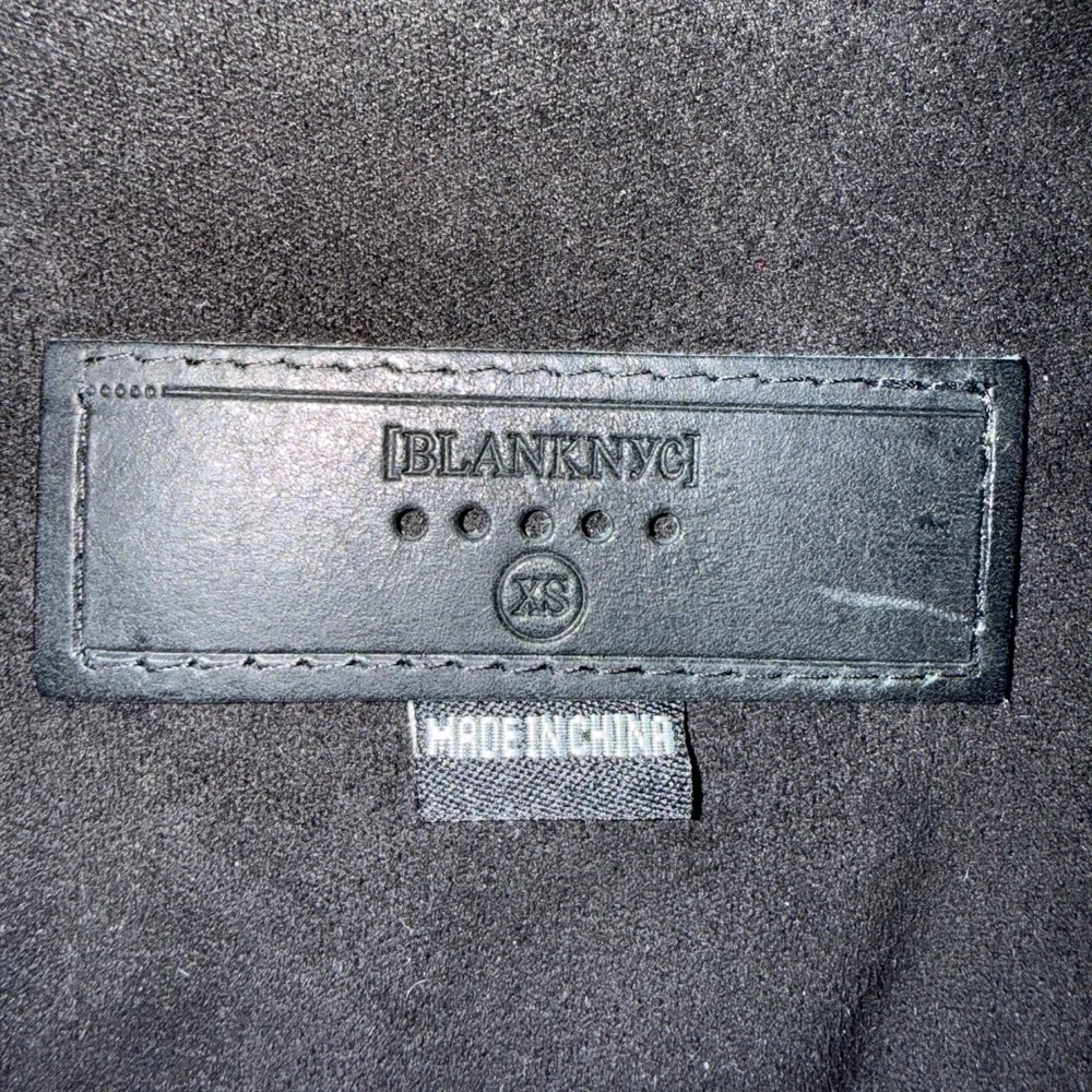 Blank NYC Black Faux Suede Jacket XS - Picture 4 of 5